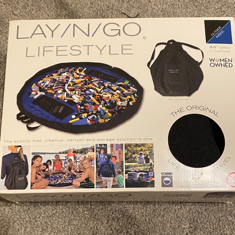LAY/N/GO Lifestyle Play Mat - Navy Blue